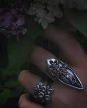 Load image into Gallery viewer, Lavender Sapphire Stacker ~ size 7.75