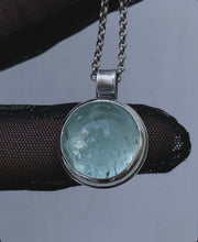 Load image into Gallery viewer, Aquamarine Shimmer Pendant