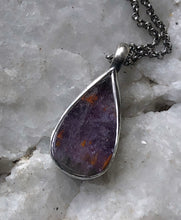 Load image into Gallery viewer, Cacoxenite in Amethyst Pendant