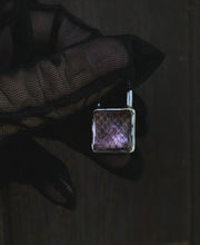Load image into Gallery viewer, Amethyst Snakeskin Lock Pendant
