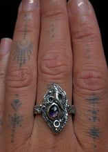 Load image into Gallery viewer, On Sale! Sapphire Shell ring~ size 6.75-7