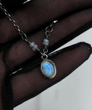 Load image into Gallery viewer, Moonstone Charm Necklace