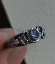 Load image into Gallery viewer, Sapphire Serpent Stacker ~size 7