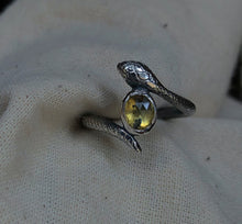 Load image into Gallery viewer, Sapphire Serpent ring~ size 6.25