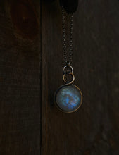 Load image into Gallery viewer, Moonstone Serpent Talisman ~