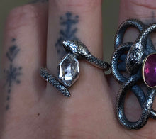 Load image into Gallery viewer, Quartz Serpent ring~ Made to order