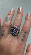 Load image into Gallery viewer, Sapphire Serpent Stacker ~size 7