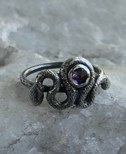 Load image into Gallery viewer, Sapphire Sea serpent ~ sz 7.25