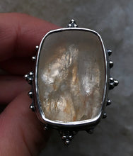 Load image into Gallery viewer, Pumpkin Quartz Ring ~ size 8.25-8.5