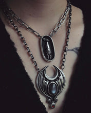 Load image into Gallery viewer, Nocturne Bat Shadowbox Necklace