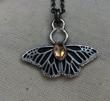 Load image into Gallery viewer, Gothic Monarch with Sapphire Pendant~