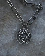 Load image into Gallery viewer, Memento Mori Serpent Medallion