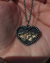 Load image into Gallery viewer, On Sale! Woodland Butterfly Heart Charm