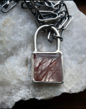 Load image into Gallery viewer, Iron Oxide Lock Necklace