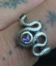 Load image into Gallery viewer, Sapphire Sea serpent ~ sz 7.25