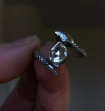 Load image into Gallery viewer, Quartz Serpent ring~ Made to order