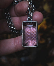 Load image into Gallery viewer, Amethyst + Snakeskin Pendant