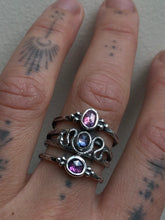 Load image into Gallery viewer, Sapphire Serpent Stacker ~size 7