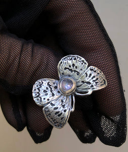 Discounted! *Wing Flaw*Summer Azure Butterfly Ring~ size 7.5