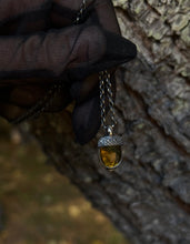 Load image into Gallery viewer, Tourmaline Acorn Pendant~