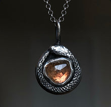 Load image into Gallery viewer, Serpent Talisman ~ Tourmaline center