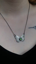 Load image into Gallery viewer, Woodland butterfly Necklace ~ Tourmaline