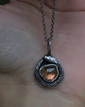 Load image into Gallery viewer, Serpent Talisman ~ Tourmaline center