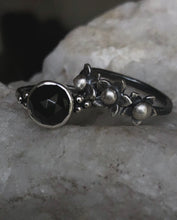 Load image into Gallery viewer, Belladonna Nightshade Onyx Ring ~ Size 6.75