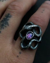 Load image into Gallery viewer, Sapphire Serpent Ring ~ size 7