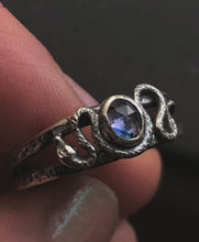 Load image into Gallery viewer, Sapphire Serpent Stacker ~size 7