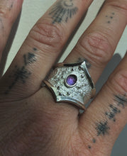 Load image into Gallery viewer, For Kirstina~ Lilac Shield Ring ~Made to size