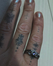 Load image into Gallery viewer, Sapphire Serpent Stacker ~size 7