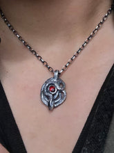Load image into Gallery viewer, Garnet Snake Eye Talisman ~