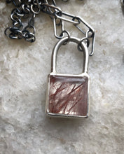 Load image into Gallery viewer, Iron Oxide Lock Necklace