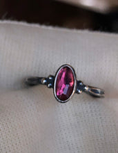 Load image into Gallery viewer, Berry Tourmaline Stacker ~ size 6.25