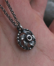 Load image into Gallery viewer, Onyx Datura charm