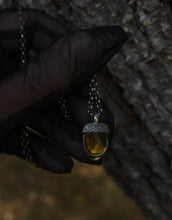 Load image into Gallery viewer, Tourmaline Acorn Pendant~