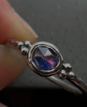 Load image into Gallery viewer, Sapphire Stacking Ring~ sz 6.75/7
