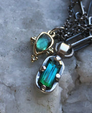 Load image into Gallery viewer, Discounted! Tourmaline Bicolor Charm