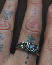 Load image into Gallery viewer, Sapphire Serpent Stacker ~size 7