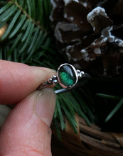 Load image into Gallery viewer, Spruce Tourmaline Stacking ring ~ size 7.25