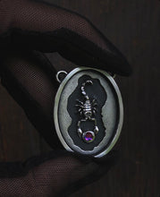 Load image into Gallery viewer, Scorpion + Sapphire Talisman