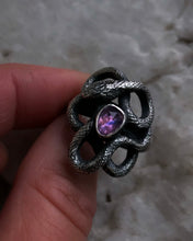Load image into Gallery viewer, Sapphire Serpent Ring ~ size 7
