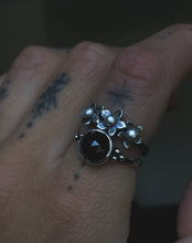 Load image into Gallery viewer, Belladonna Nightshade Onyx Ring ~ Size 6.75