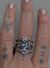 Load image into Gallery viewer, Sapphire Serpent Stacker ~size 7