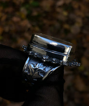 Load image into Gallery viewer, Pumpkin Quartz Ring ~ size 8.25-8.5