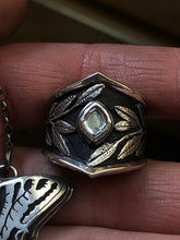 Load image into Gallery viewer, Sage Shield ring size 6.25-6.5