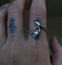 Load image into Gallery viewer, Quartz Serpent ring~ Made to order