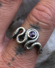 Load image into Gallery viewer, Sapphire Sea serpent ~ sz 7.25