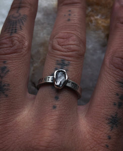 Memento Mori Spinel Ring ~ Size 5.75-6